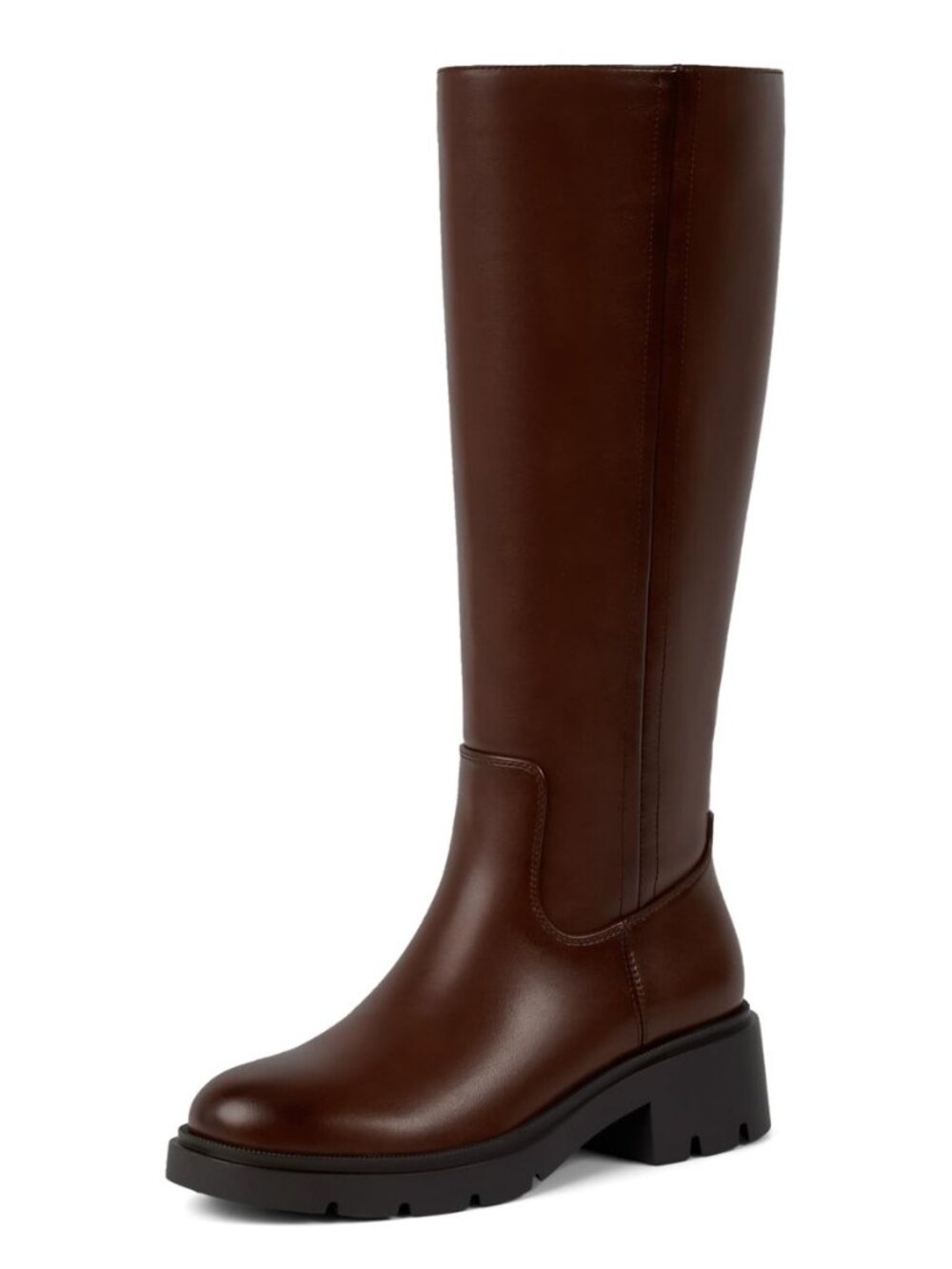 Women Knee High Boots Chunky Heel Riding Tall Boots